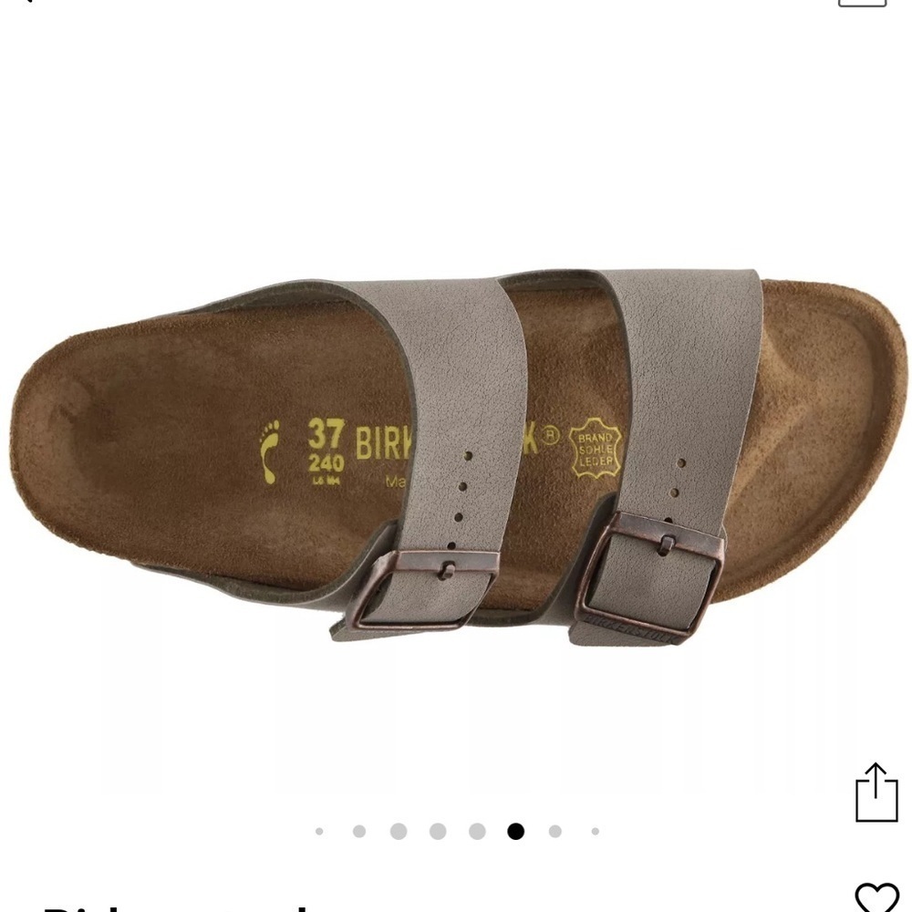 Birkenstock Tan Sandals with Contoured Footbed - Picture 3 of 5